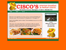 Tablet Screenshot of ciscoskitchen.com